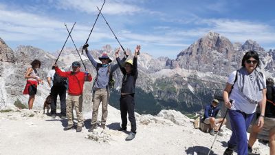 TREKKING PACK  IN THE DOLOMITES