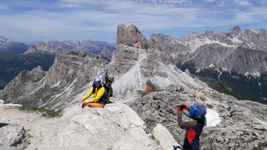 Excursion on Falzarego