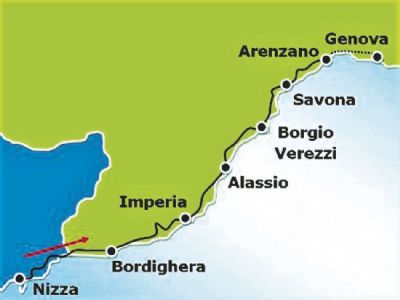 FRANCE TO ITALY BY BIKE