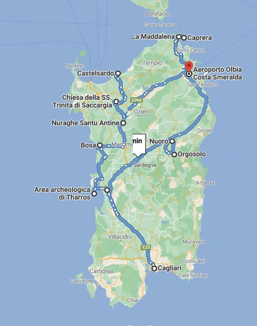 THE TOUR MAP