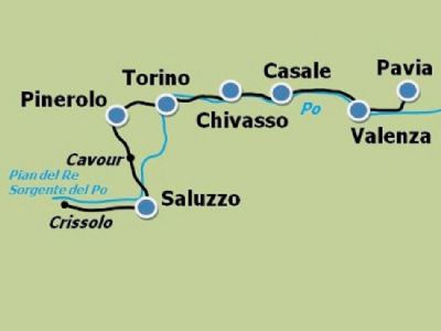 ALONG THE PO FROM THE SOURCE IN PAVIA
