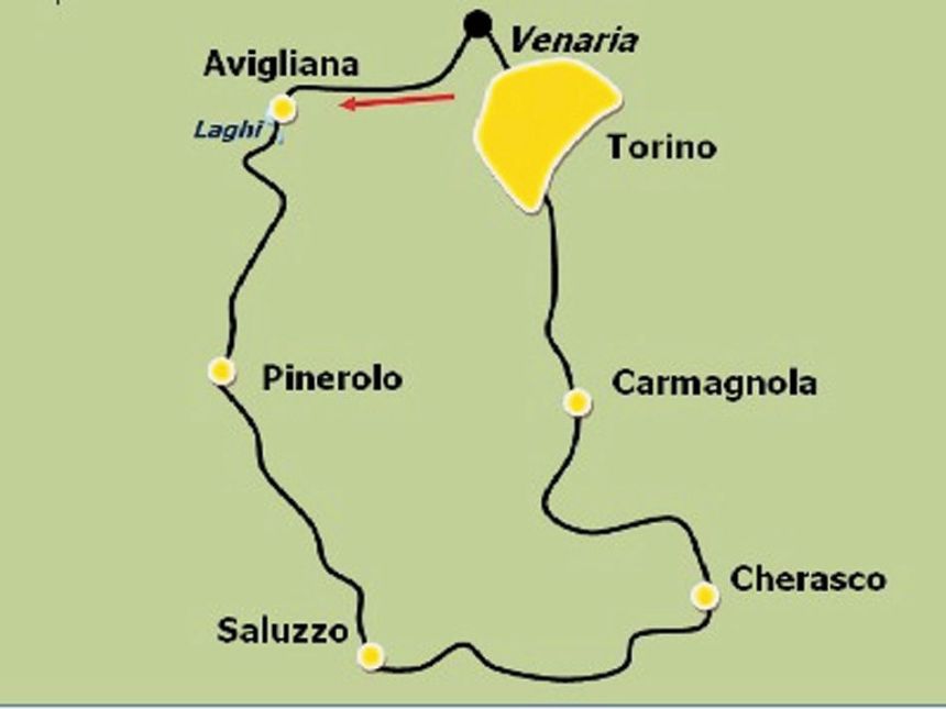 CASTLES AND PARKS IN PIEDMONT BY BIKE